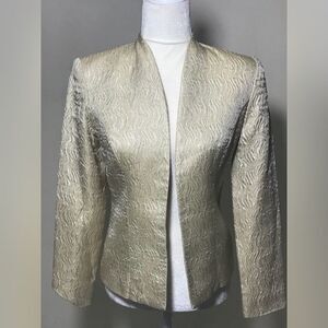 Vintage Style Gold Blazer by Xscape sz 4